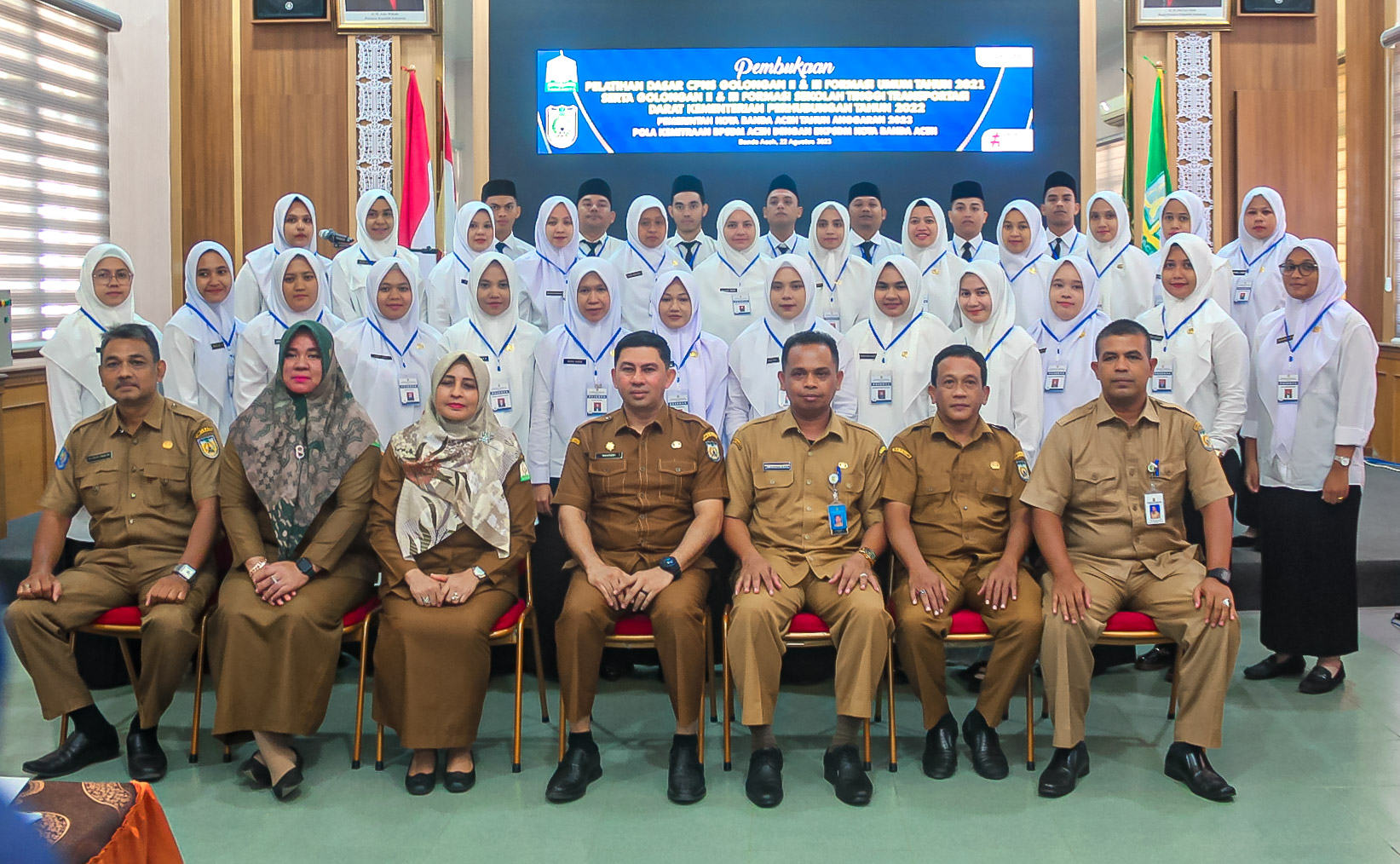 Wahyudi Resmi Buka Latsar CPNS Formasi Tahun 2021 Pemko Banda Aceh