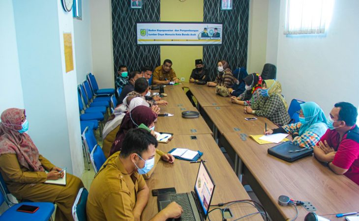 Suasana Ruang Rapat BKPSDM Kota Banda Aceh