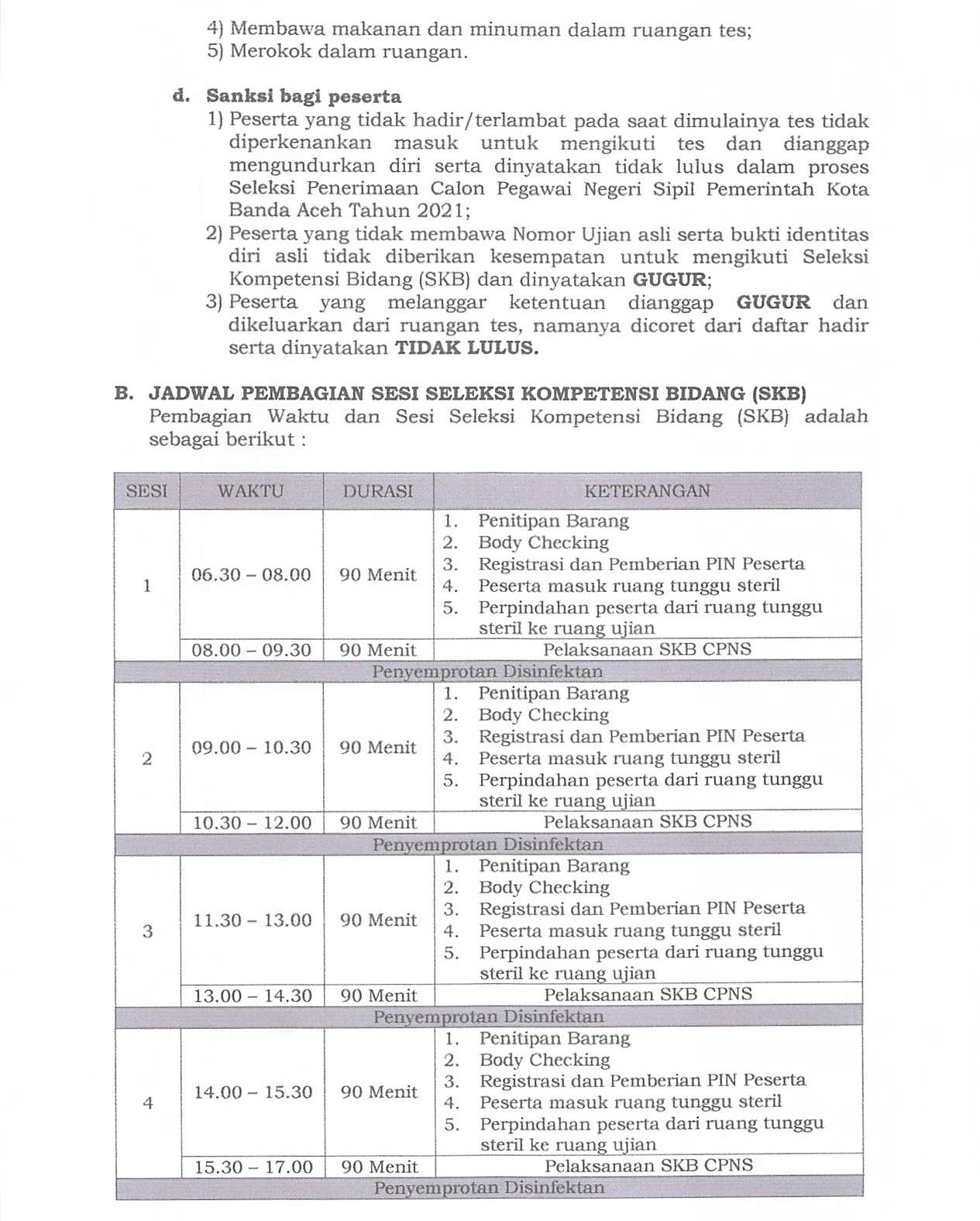 Jadwal Dan Lokasi Seleksi Kompetensi Bidang (SKB) CPNS Formasi Tahun ...